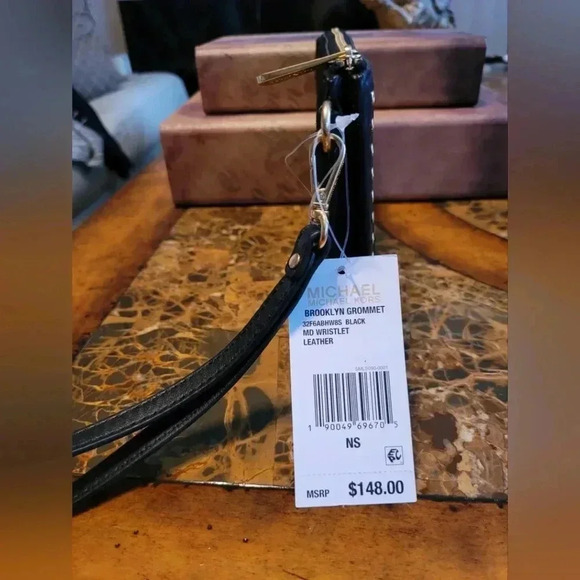 Michael Kors Black Studded Men's Bag - Picture 3 of 7